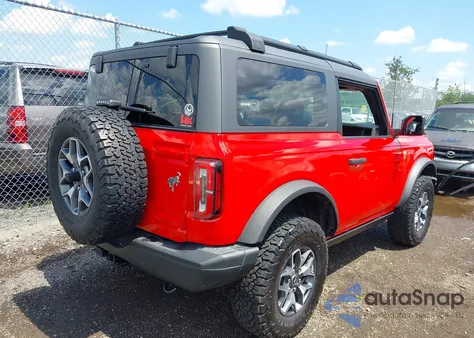 2023 Ford Bronco Badlands from USA, damaged, VIN 1FMDE5CP8PLB55490